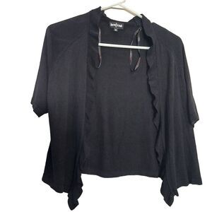 Onyx Short sleeve Cardigan Size Medium